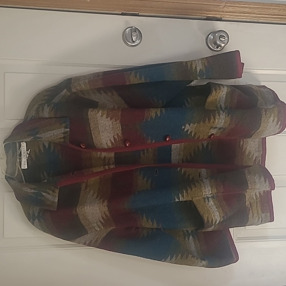 The Limited Vintage Multicolor Patterned Blazer